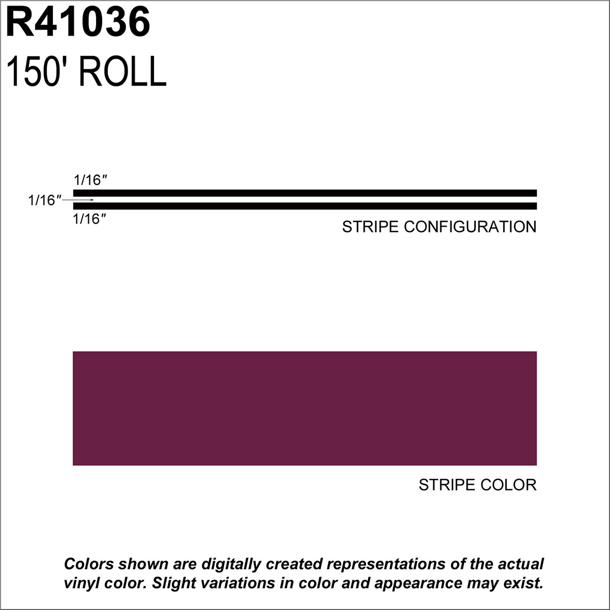 Sharpline Converting Inc High-Performance Vinyl Tape — 3/16in. x 150ft., Burgundy, Model# SHR41036